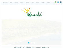 Tablet Screenshot of manalahotel.com